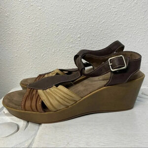 Natural Soul Naturalizer 9 Wedge sandal‎ Evie Color Block